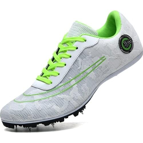 Track and Field Shoes Track Spike Running Sprint Shoes Lightweight Soft Comfortable Professional Athletic Shoes