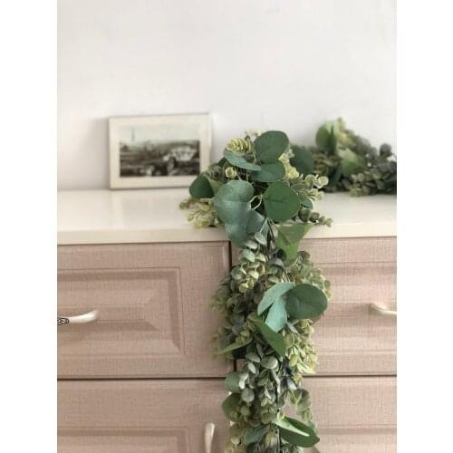 180cm TOP hot new design Christmas Vine line greenleaves leaf home office cofficeshop wedding Wall Hanging interior decoration