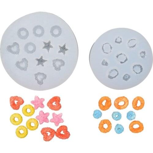 Mini donuts candle mold fondant Cake molds Scented candle decoration Silicone molds M250