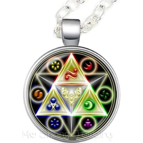 Pentagram Magic Matrix Time Gem Glass Dome Necklace Handmade Jewelry Gift For Friends Keep Talisman And Treatment Of Injury