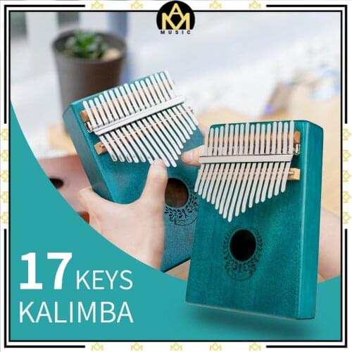 17 Keys Kalimba Finger Piano Selected Natural Mahogany Material Children Musical Instrument Christmas Gifts