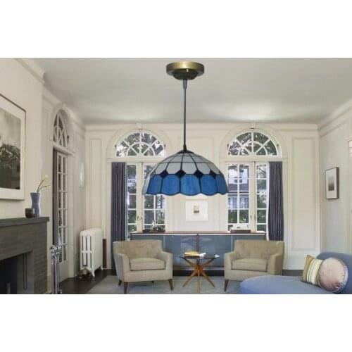 Restaurant, Bar, Light, Blue, Single Head, Simple Balcony, Bedroom, Hanging Lamp, Mediterranean Restaurant pendant lights