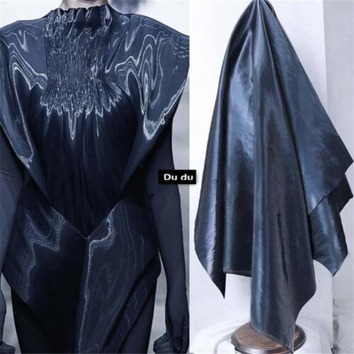 50*150cm Reflective Clothing Fabric Inelastic Colours Leather Coating Mirror Fabric Coat Suit Design Fabric DIY