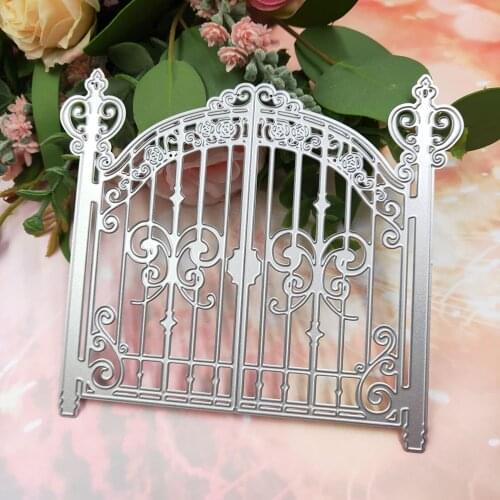 Cutting Dies Door Butterfly Gate Stencil For DIY Scrapbooking Album Paper Card Decorative House Dies Embossing Die Cuts