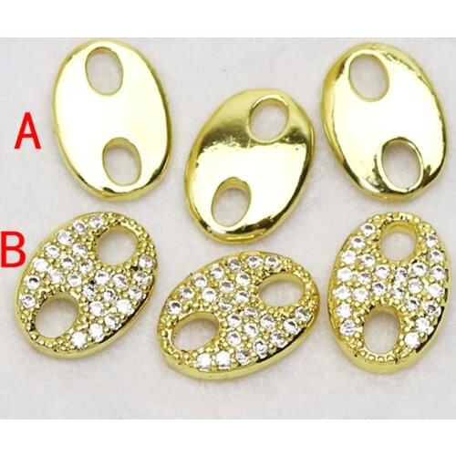 10Pcs Pig Nose Style Jewelry Pendant Charms Jewelry Accessories Jewelry pendant Gift Fashion jewelry Pendant 8359