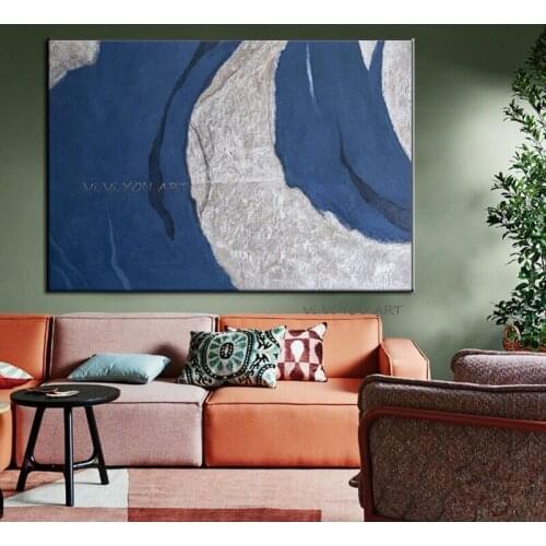 100% Hand-Painted Fashion Oil Painting Flower Personality Abstract Porch Aisle Decorative Art Living Room Large Size Frameless