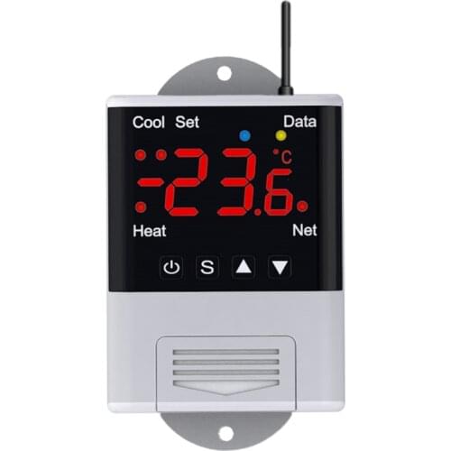 110V-230VAC 10A WIFI Temperature Controller Digital Thermostat Remote Control Waterproof DS18B20 for Aquarium Incubator