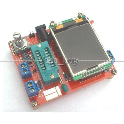 2016 DIY KITS ATMEAG328P M328 Transistor Tester LCR Diode Capacitance ESR meter PWM Square wave Signal Generator