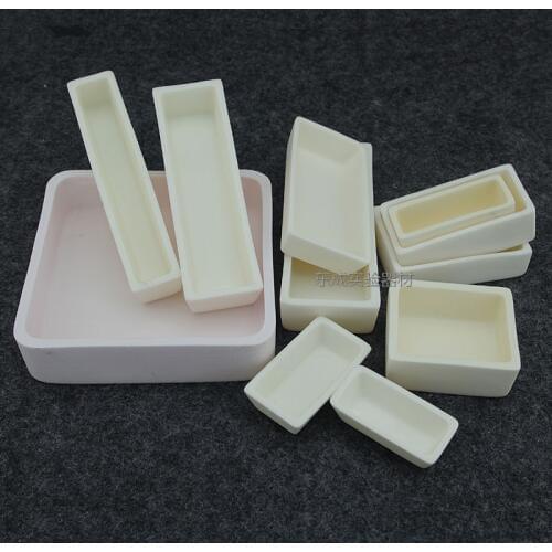 99% alumina Corundum crucible Square crucible High temperature resistance