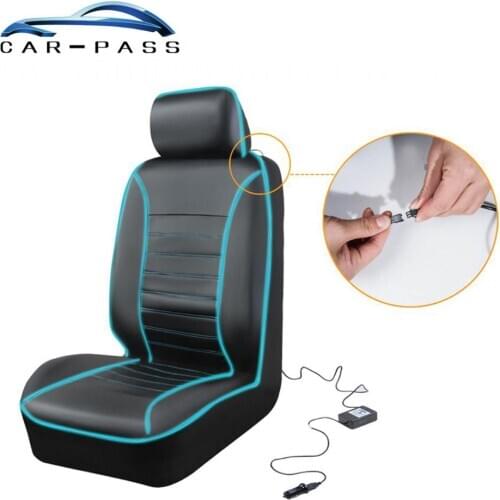Car-pass Illuminated car seat cover with LED Light Driver Seat Protector Automobiles Interior Accessories Lighting Seat covers