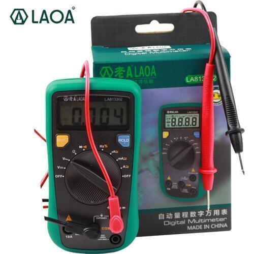 LAOA LCD Auto-range AC/DC Electrical Tester Digital Multimeter LA813302
