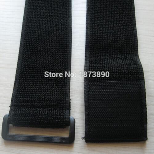3 Pcs 50.8mm*419mm Elastic Reusable Tie Hook Loop Cable Band Straps