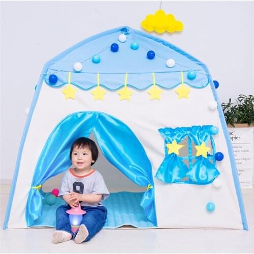 Game House Play Tent Princess Secret Castle Indoor Outdoor Toys Girls Boys Portable Foldable Playhouse Toy For Children Kids