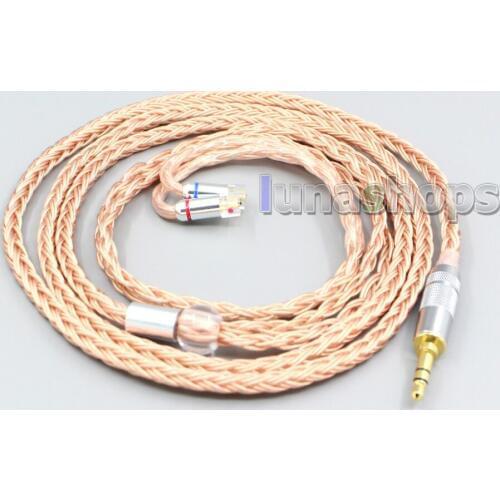 LN006738 2.5mm 3.5mm XLR Balanced 16 Core 99% 7N OCC Earphone Cable For UE11 UE18 pro QDC Gemini Gemini-S Anole V3-C V3-S V6-C