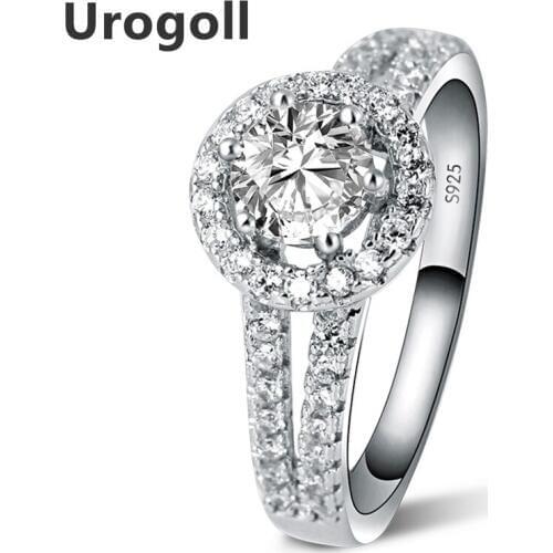 Hot Sale 925 Sterling Silver Luxury Women Rings Wedding Engagement Ring AAA Zirconia Silver Rings For Women Fine Jewelry