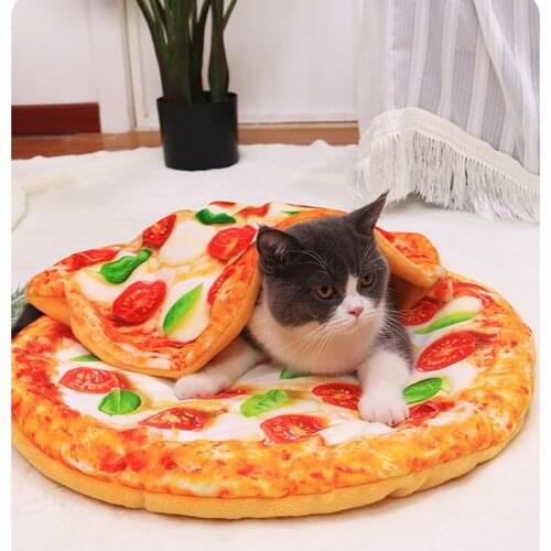 New Style Cat Dog Bed Funny Mat Removable and Washable Blanket Cute Cozy Cat Mat Sleeping Beds Warm Durable Pet Dog Cushion