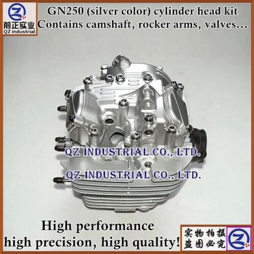 New and top quality mechanical type for SUZUKI 250cc motorcycle engine parts GN250 cylinder head kit