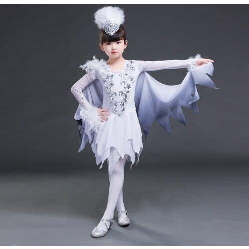Birds Clothing Sparrows Magpie Performance Clothing Children Dance Costumes Modern Dance Animal Characters Costumes Halloween