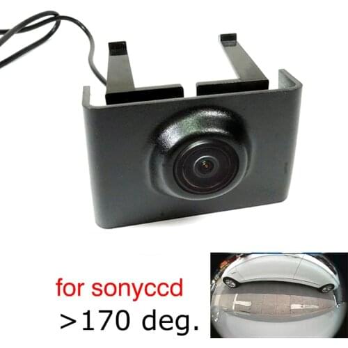 HD CCD180deg car front brand logo camera for Hyundai New Tucson 2015 2016 front camera Front view positive Camera wide angle