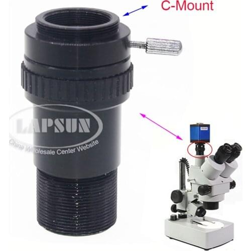 0.5X / 1X CTV 25mm / M29 Trinocular Microscope Port C-Mount Camera Adapter for OKA XTL 3400 3600