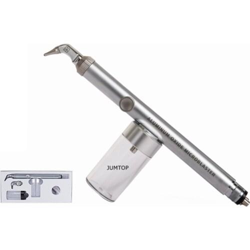 2in1 Dental Aluminum Oxide Sandblaster Air Abrasion Polisher Microetcher Sandblasting With Water Spray Teeth Whitening Dentist