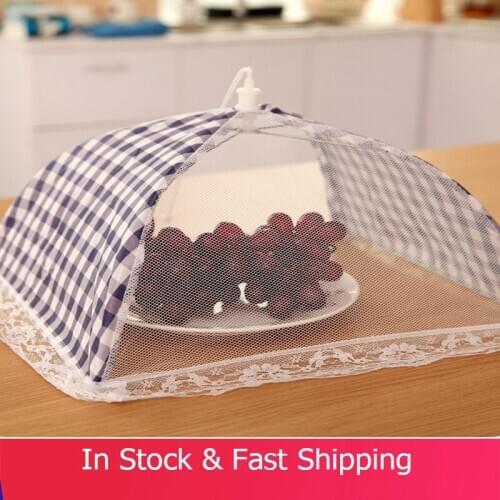 Foldable Lattice Food Cover Environmentally Friendly Durable Exquisite High-quality Food Cover Restaurant Table Anti-fly Cover