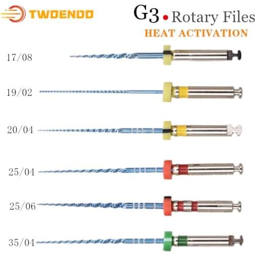 Dental Root Canal File Endo Rotary Files Endodontic Files 25mm Nickel Titainium Instrument Dentistry
