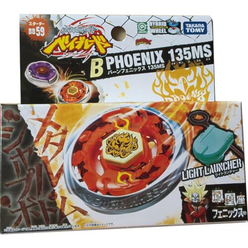 Takara Tomy Japan Version Origina Beyblade Burst Turbo Metal Fusion Spinning Toys BB59 Burn Phoenix Blade Blades Toys