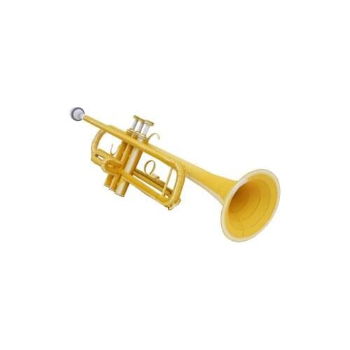 Trumpet Music 3D Paper Model DIY Handmade Paper Mould Display Toys