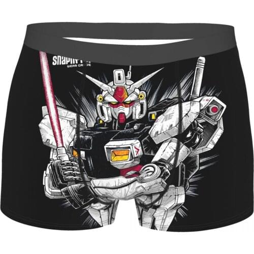 Gundam Essential Underpants Breathbale Panties Male Underwear Comfortable Shorts Boxer Briefs