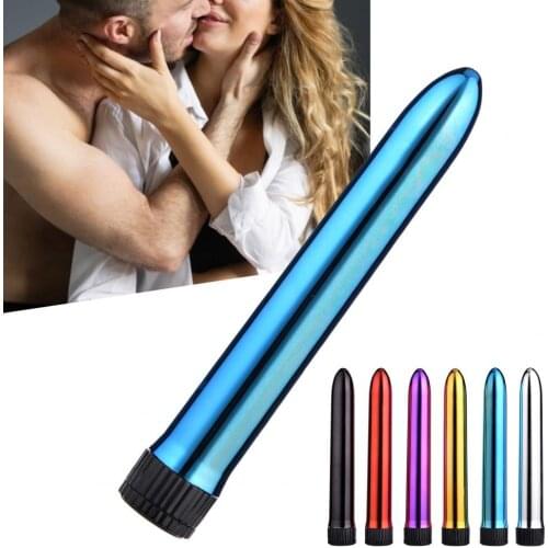 OLO Female Vibrator Smooth Clitoris Stimulator 7 inch Silent Vibrator Waterproof AV Massage Stick Dildo Sex Products