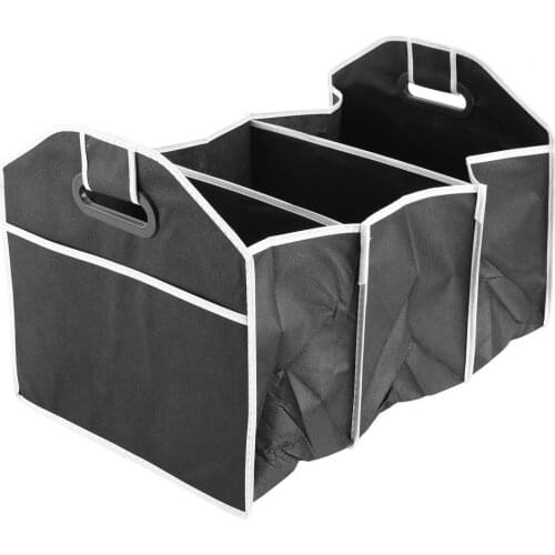 Storage Box Multi-Pocket Folding Non-woven Fabric Large Capacity Trunk Storage Organizer for Car
