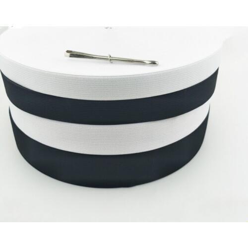 10 meters/lot elastic band sewing black white 15mm flat elastic bands for underware pajamas ties trim DIY Supplementary material