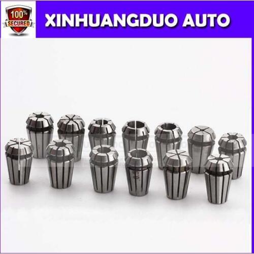 13Pcs ER11 Spring Collet Set For CNC Workholding Engraving & Lathe Tool 1-7mm Machine Accessories Milling Lathe Workholding