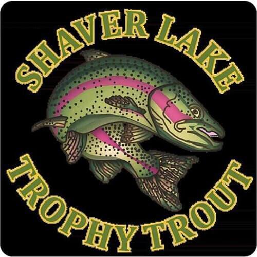 13cm x 13cm For TROUT SHAVER LAKE Fine Decal Repair Car Stickers Cartoon Graphics Waterproof Vinl Material Decor