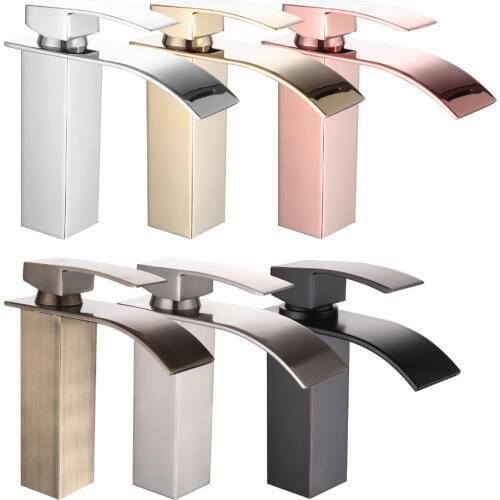 2016 Grifos Cocina Torneira Copper Plating Gold Rose Antique Orb Drawing Waterfall Single Hole Faucet Factory Direct Wholesale