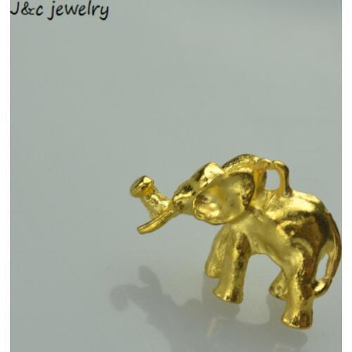 8 pcs free shipping Gold color charms diy metal Elephant pendant for necklace&bracelets jewelry making 22*15 mm D968