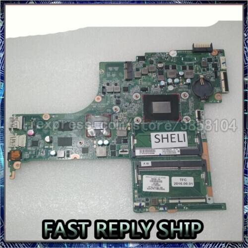 809408-001 809408-501 809408-601 DA0X21MB6D0 sheli For HP 15-AB R5 256M Laptop Motherboard notebook pc with A10-8700P CPU tested