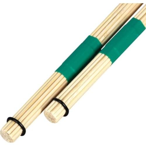 Lovoski Wood Drum Sticks 19 Dowels Professional Bamboo Drumsticks Brushes