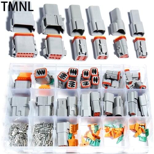 Male Female cable Waterproof Wire Connector Kit Automotive Sealed Plug With Pin Car Truck Terminal DT Wiring harness Electrical