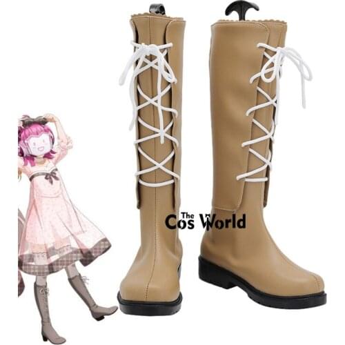 Love Live! Nijigasaki QU4RTZ Sing Smile Tennoji Rina Anime Customize Cosplay Shoes Boots