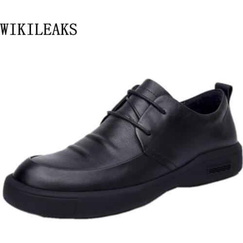 Casual Business Mens Formal Shoes Genuine Leather Dress Shoes Men Office 2021 Oxford Shoes for Men Wedding Dress Chaussure Homme