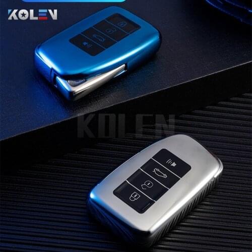 Soft TPU Car Remote Key Case Cover Holder Shell Fob For Lexus NX GS RX IS ES GX LX RC 200 250 350 LS 450H 300H Keychain Keyring
