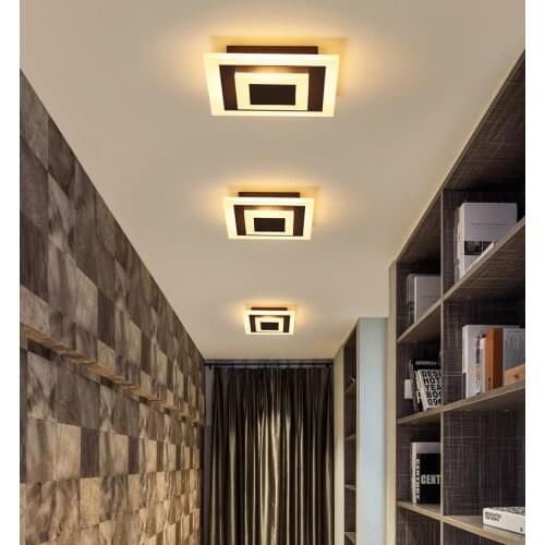 Modern LED to absorb dome light, used in the living room, bedroom, corridor and balcony lamp, the small black and white dome lig