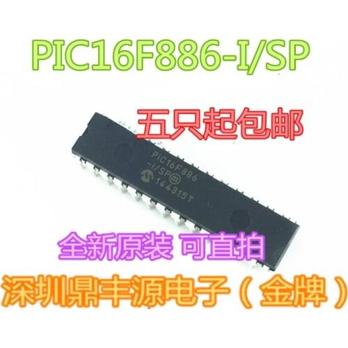 100% New&original PIC16F886-I/SP DIP28 In Stock