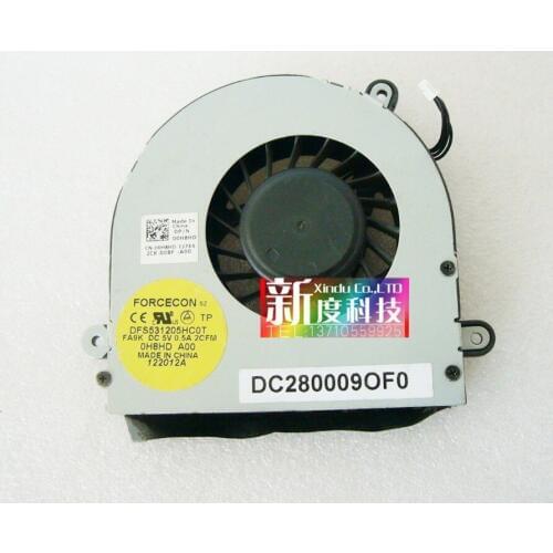 Forcecon DFS531205HC0T FA9K DC 5V 0.50A 4-Wire Server Cooling Fan