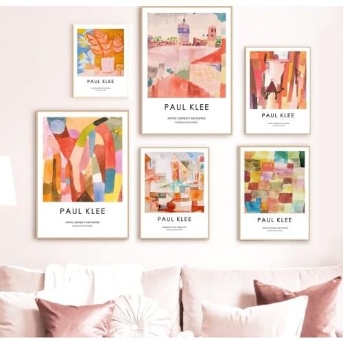 Abstract City Colorful Shapes Text Vase Wall Art Canvas Painting Nordic Posters And Prints Wall Pictures For Living Room Decor
