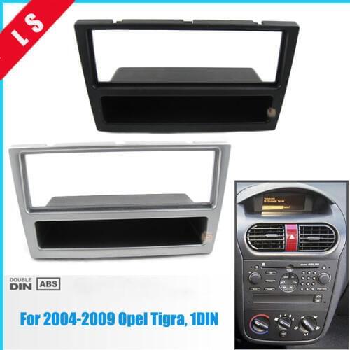 1Din Car Radio Fascia for OPEL Tigra Corsa(C)Meriva Omega(B)Vectra Vivaro Frame Surround Panel Stereo Dash CD Audio Player,1 Din