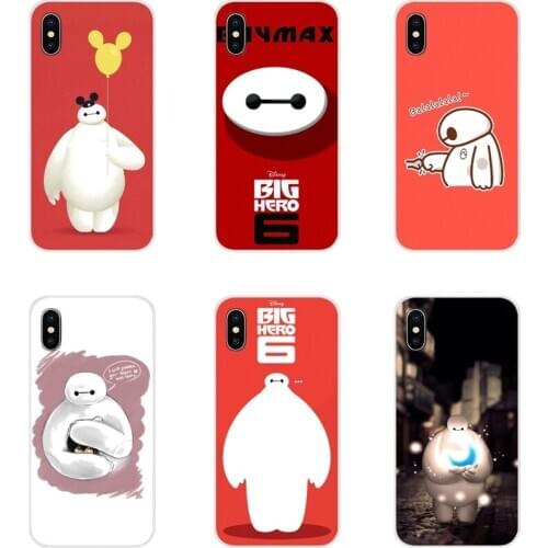 Cute Big Hero baymax Accessories Phone Shell Covers For Apple iPhone X XR XS 11Pro MAX 4S 5S 5C SE 6S 7 8 Plus ipod touch 5 6