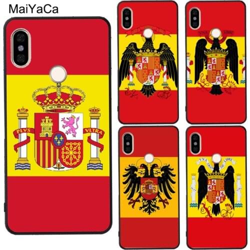 Spain Flag Coat of Arms For Xiaomi Mi Note 10 Lite Mi 10 Ultra Case For Redmi Note 8 7 9 Pro 8T 9S 9A 9C POCO X3
